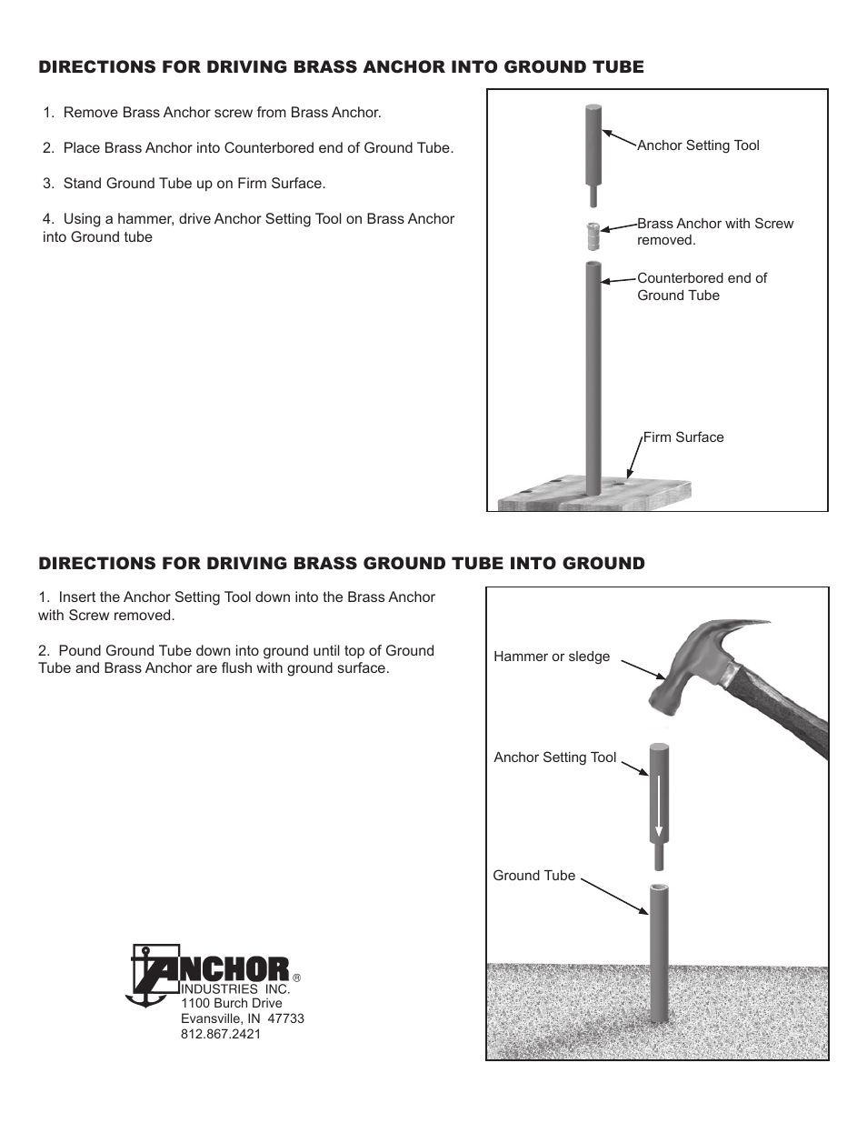 Anchor MESH POOL COVER GROUND TUBES AND STAKES User Manual | Page 2 / 2