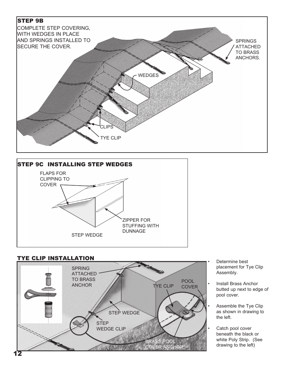 Anchor DEFENDER MESH POOL COVER User Manual | Page 12 / 16