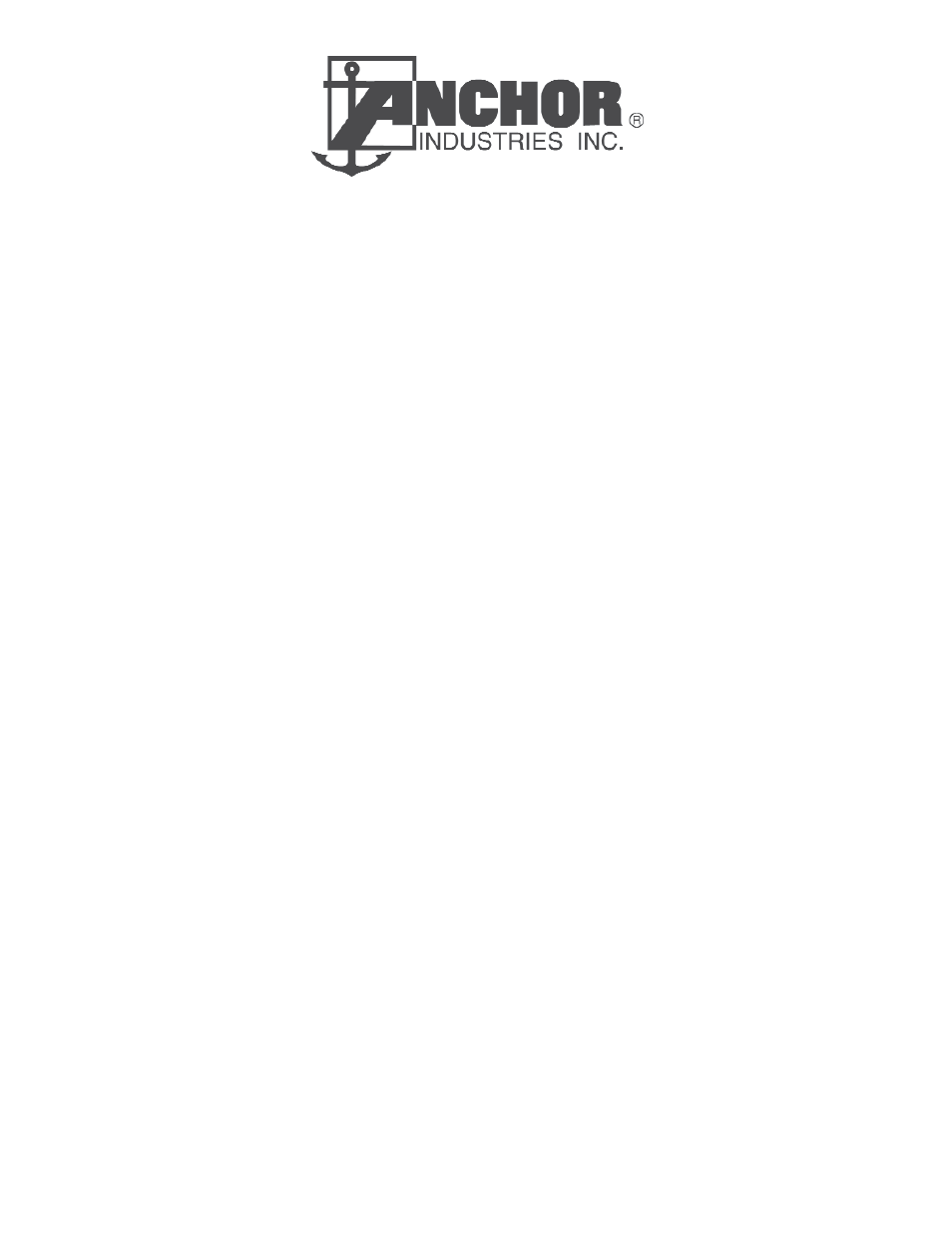 Phone number, Fax number | Anchor FIESTA PATIO CANOPY User Manual | Page 6 / 6