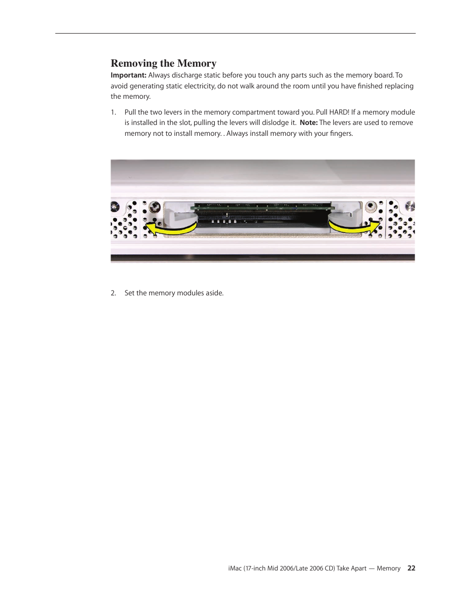 Apple iMac (17-inch Mid 2006) User Manual | Page 22 / 160