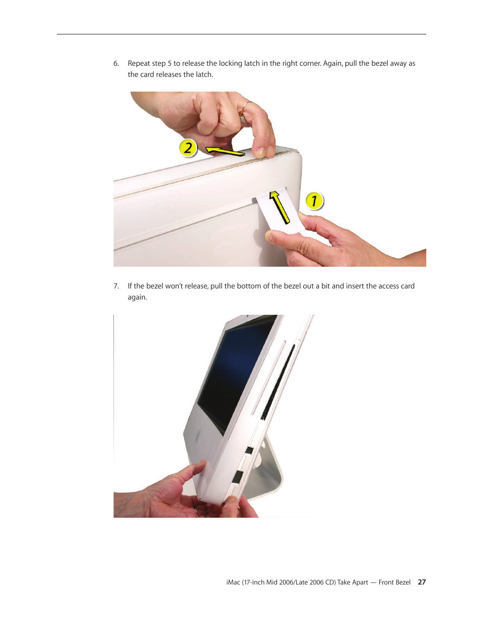 Apple iMac (17-inch Mid 2006) User Manual | Page 27 / 160