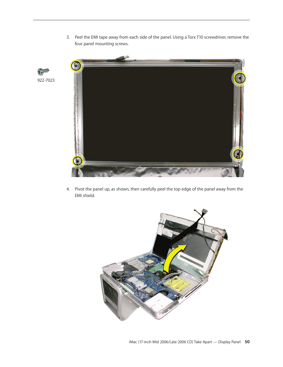 Apple iMac (17-inch Mid 2006) User Manual | Page 50 / 160