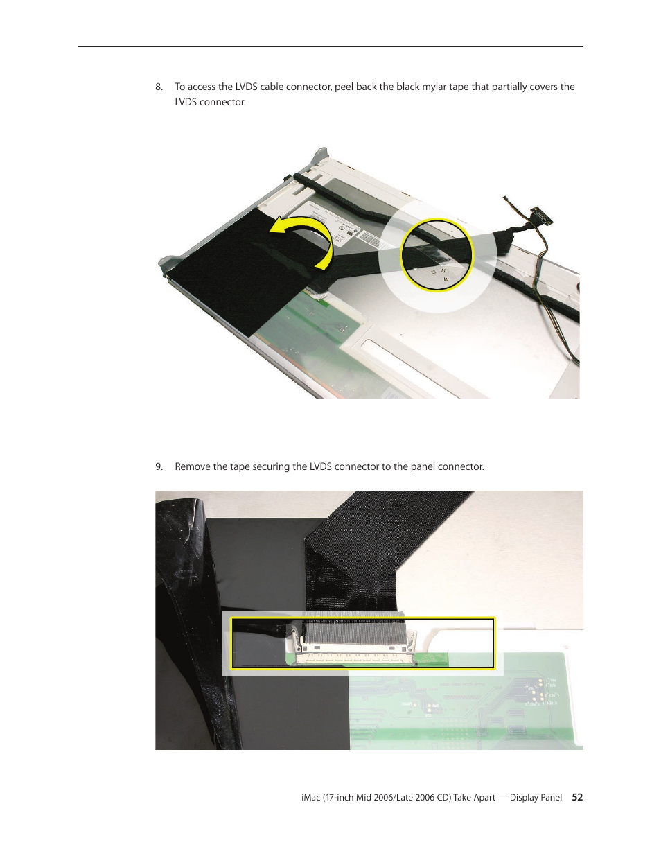 Apple iMac (17-inch Mid 2006) User Manual | Page 52 / 160