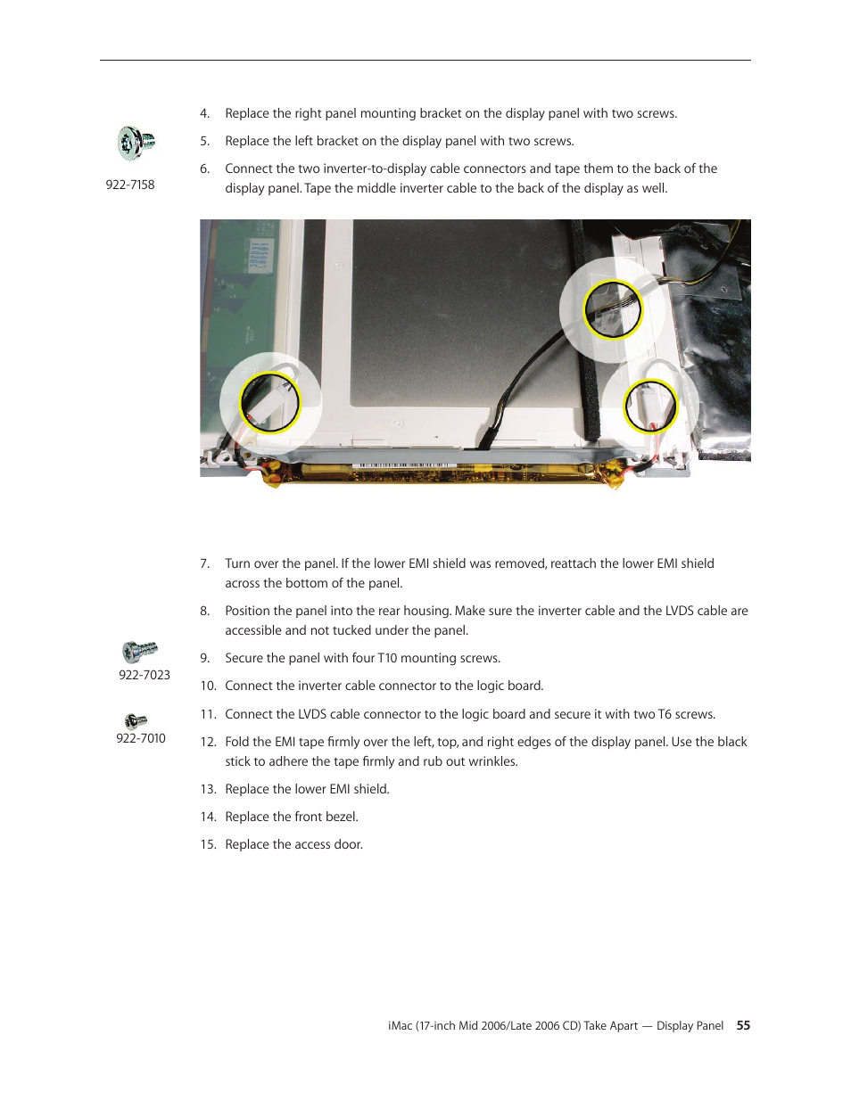 Apple iMac (17-inch Mid 2006) User Manual | Page 55 / 160