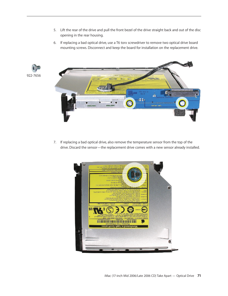 Apple iMac (17-inch Mid 2006) User Manual | Page 71 / 160