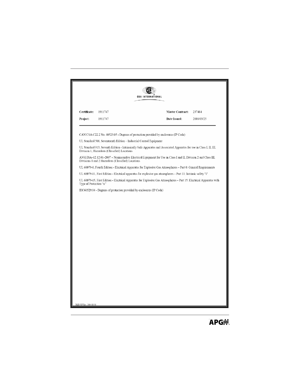 APG LPU-2428 user manual User Manual | Page 35 / 36