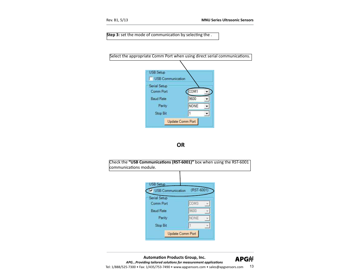 APG MNU Slave Sensor user manual User Manual | Page 13 / 40