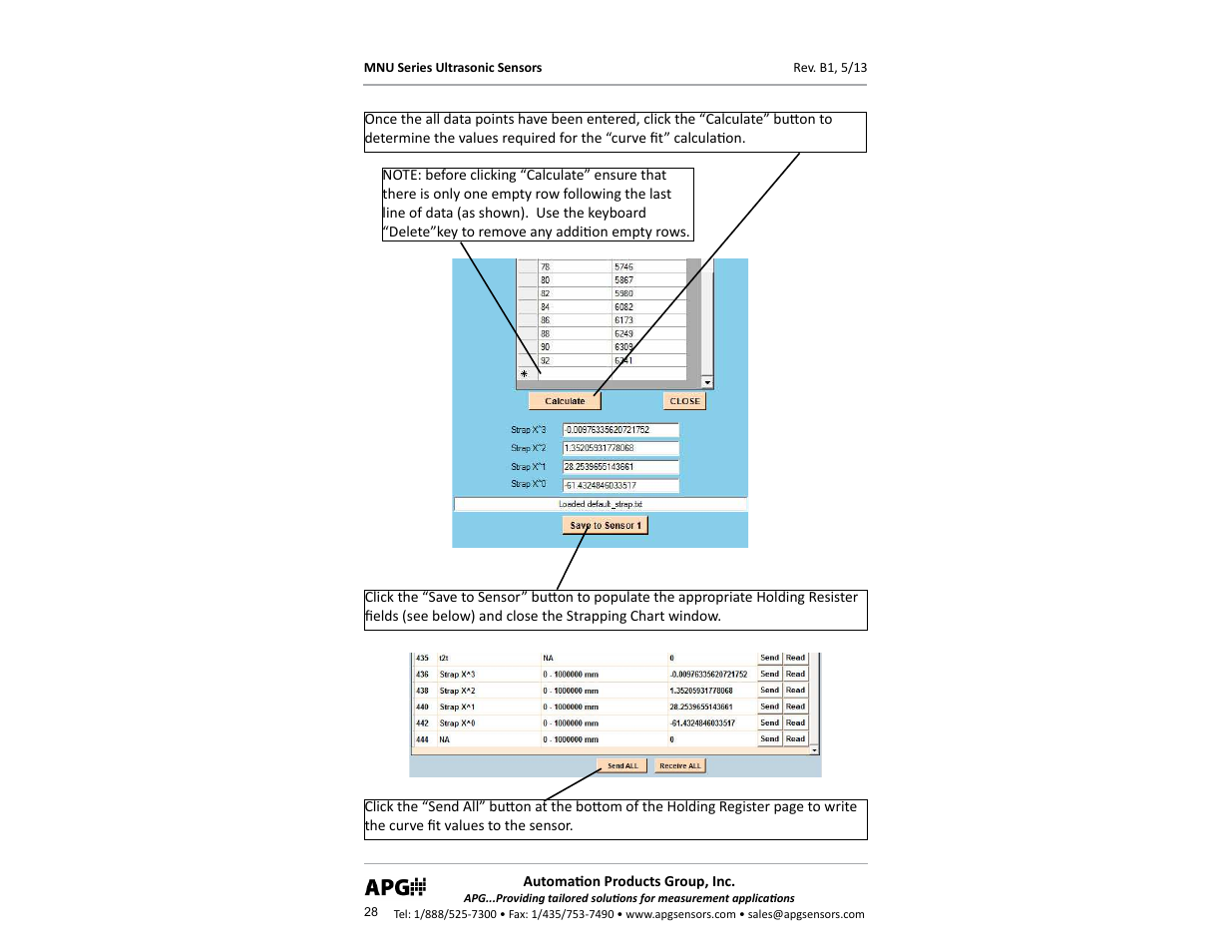 APG MNU Slave Sensor user manual User Manual | Page 28 / 40