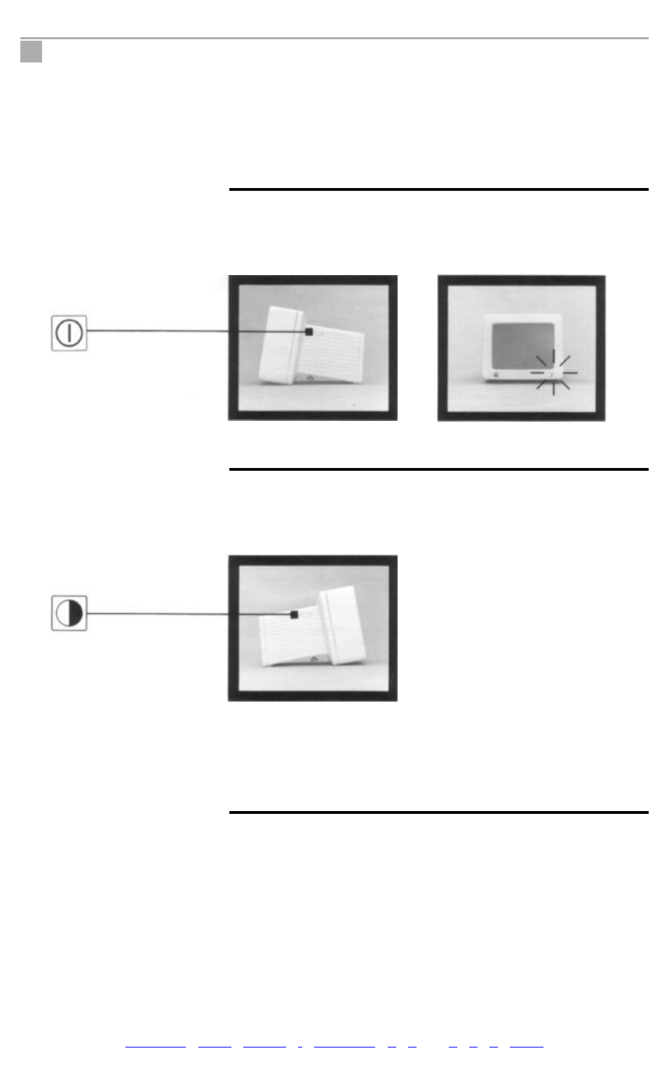 Monitor iic controls, The on-off button, The contrast control | Other controls, Monitor iic controls 3 | Apple IIc User Manual | Page 7 / 11