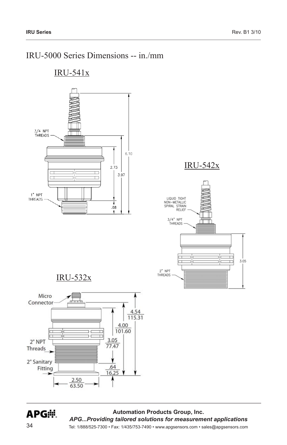 APG IRU-9400 user manual User Manual | Page 34 / 42