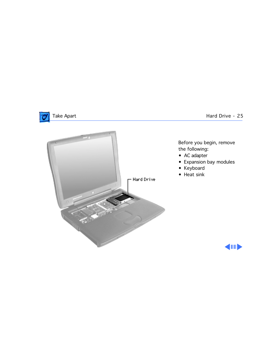 Hard drive | Apple PowerBook G3 Series User Manual | Page 26 / 112