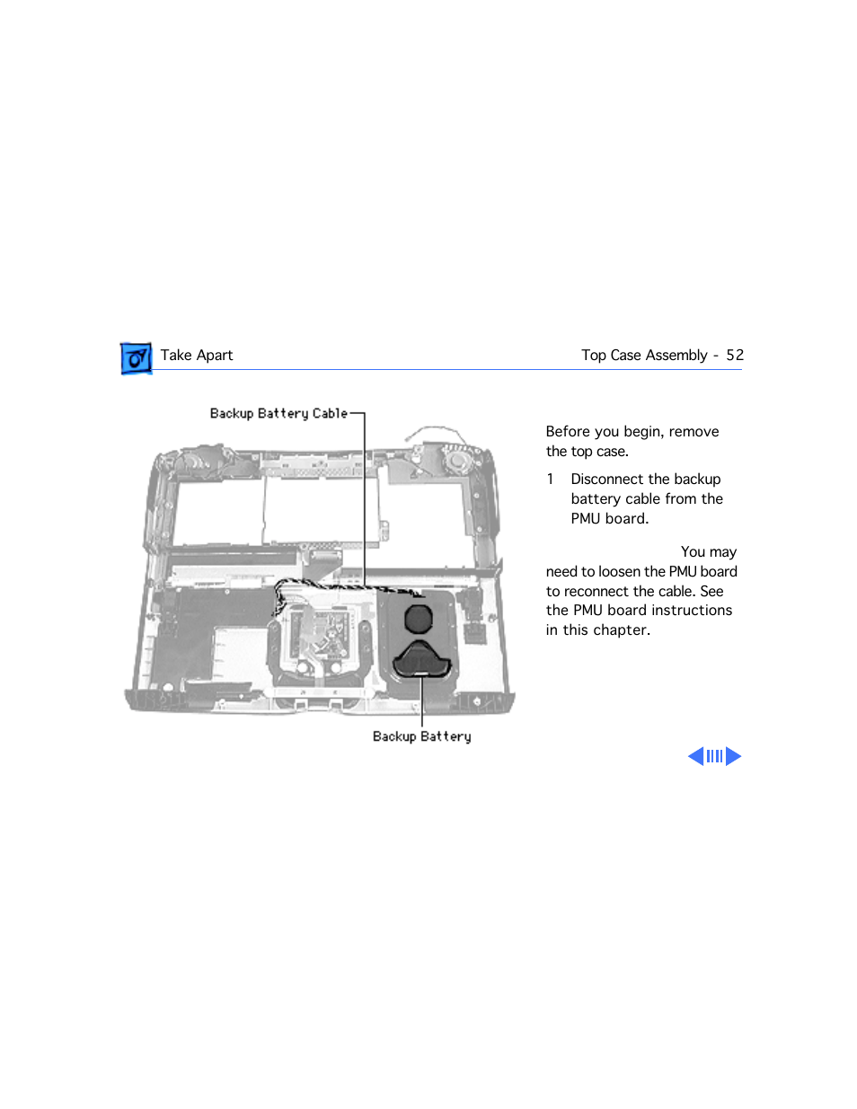 Backup battery | Apple PowerBook G3 Series User Manual | Page 53 / 112