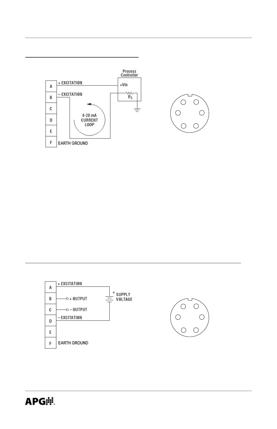 20 ma option (loop powered) | APG PG5 user manual User Manual | Page 22 / 28