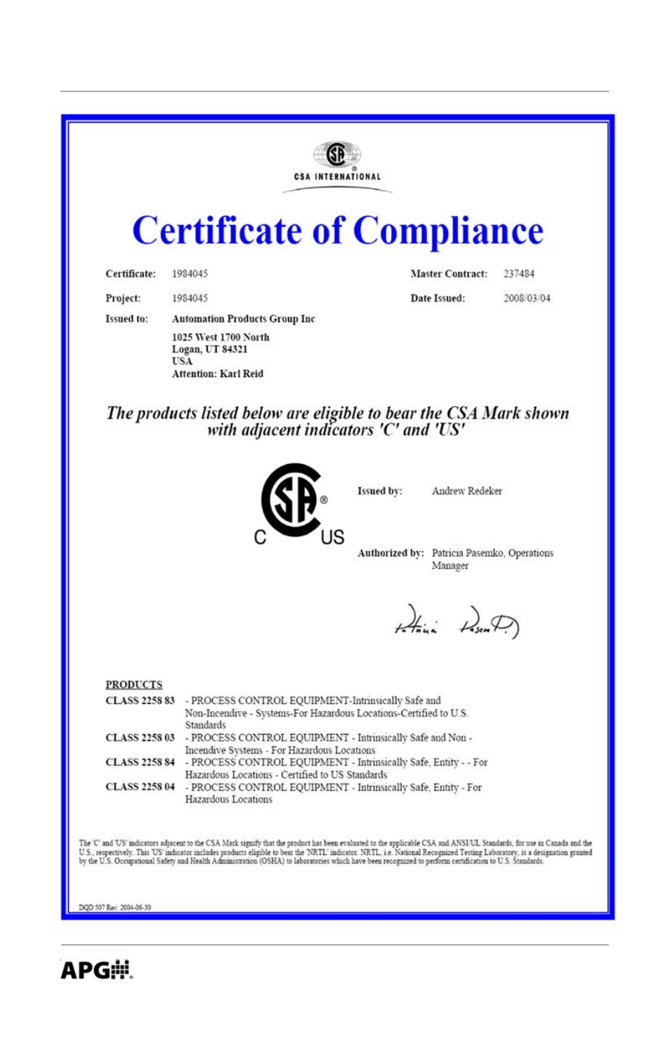 APG PT-503 Slave Submersible user manual User Manual | Page 10 / 16