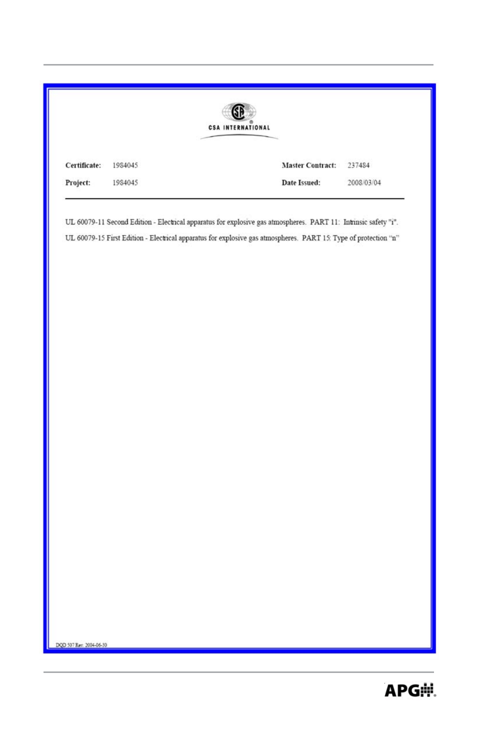 APG PT-503 Slave Submersible user manual User Manual | Page 13 / 16