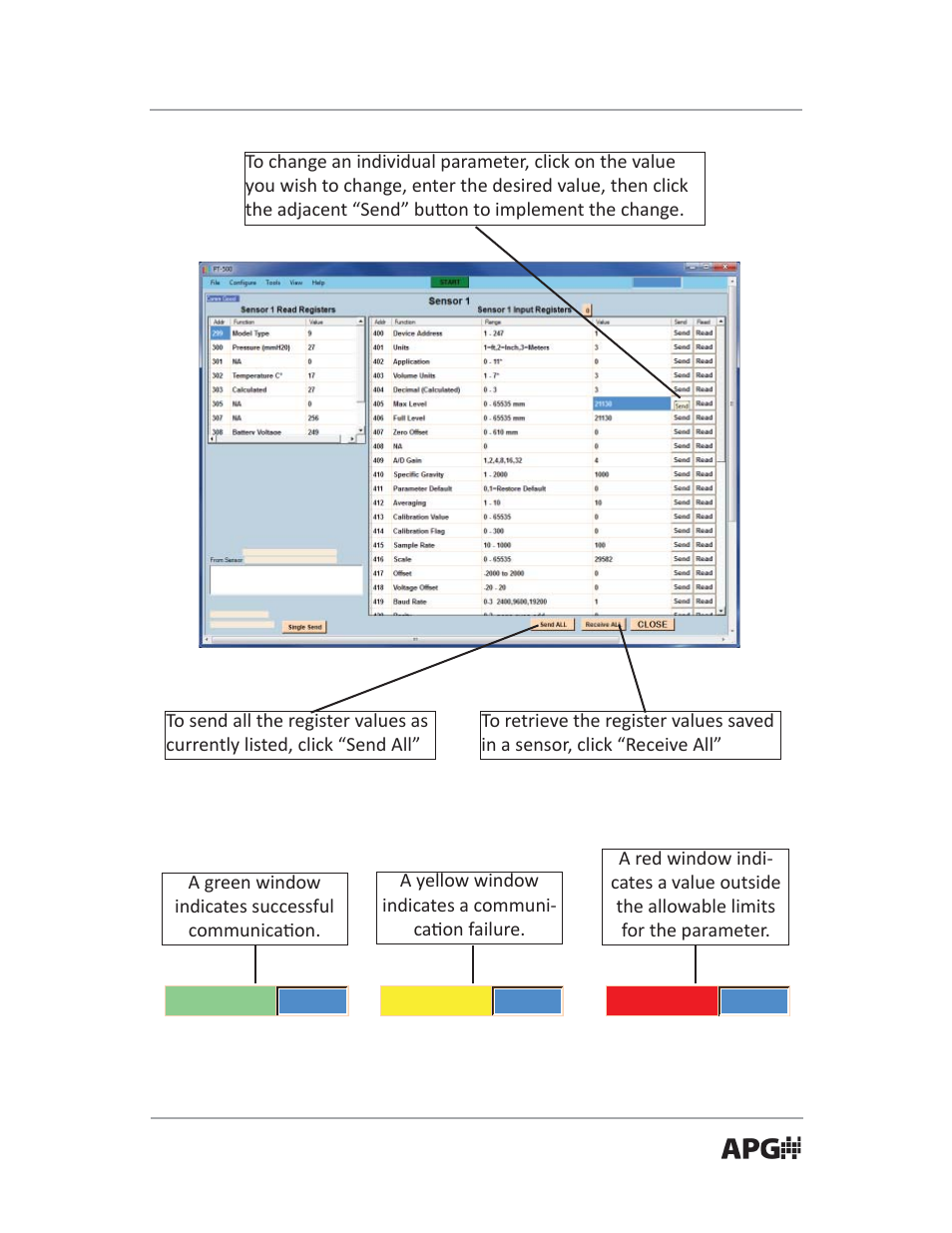 APG PT-503 Slave Submersible Modbus user manual User Manual | Page 11 / 32