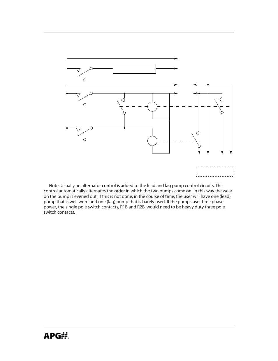 Duplex pump control circuit (using type 4h5e) | APG KA Cable Suspended user manual User Manual | Page 12 / 18