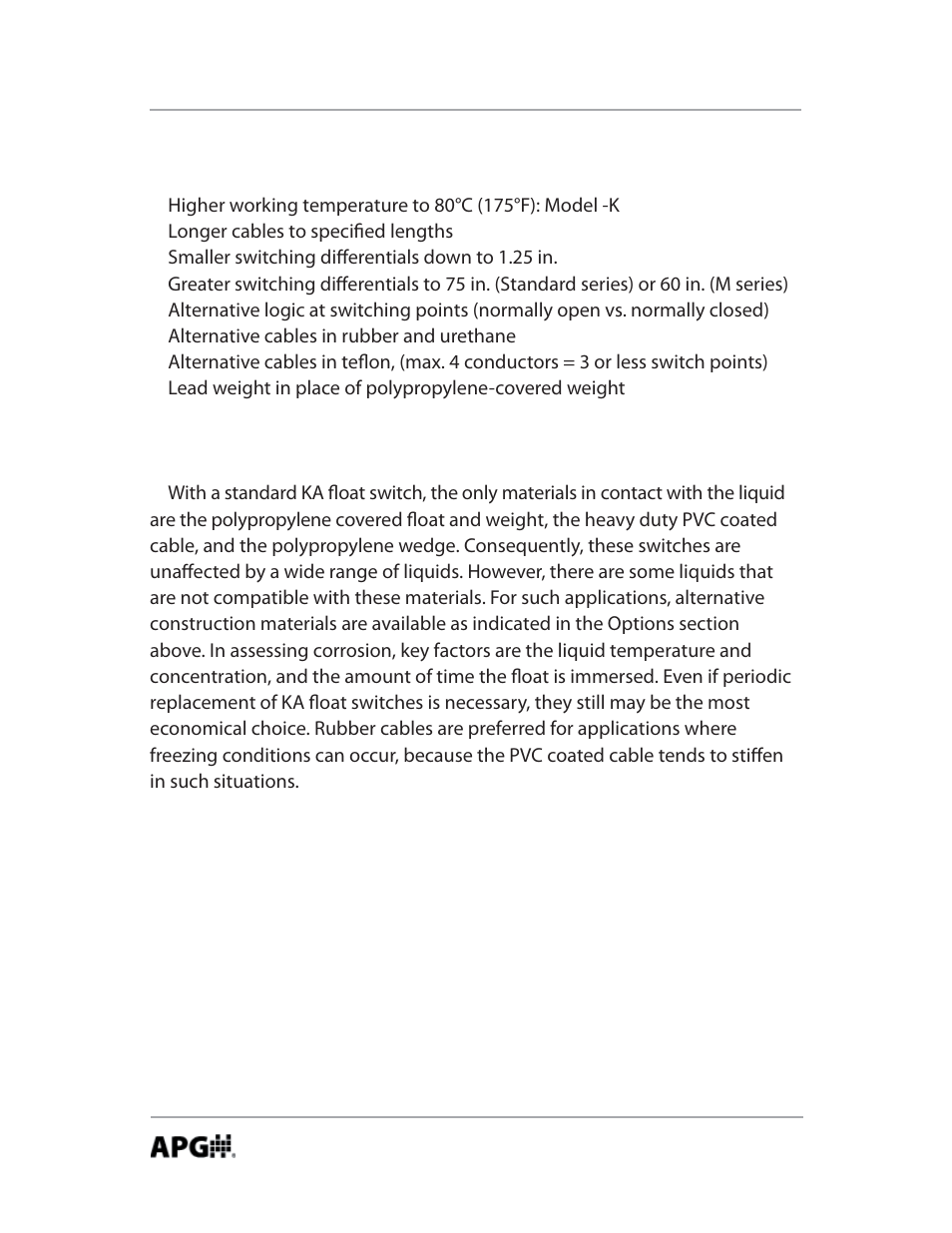APG KA Cable Suspended user manual User Manual | Page 6 / 18