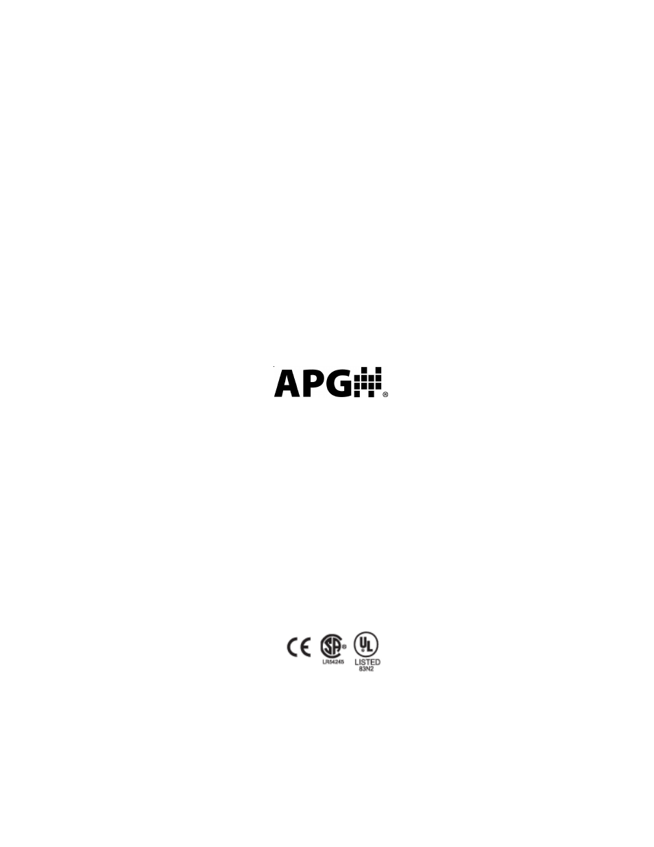 Automation | APG FT-100 Cable Suspended user manual User Manual | Page 8 / 8