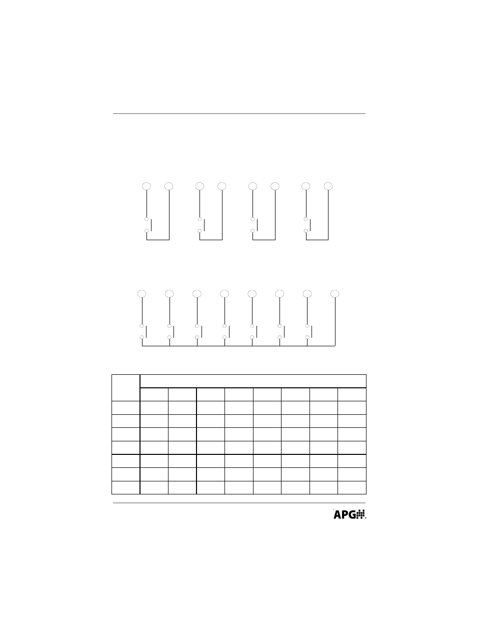 Wiring | APG FLR Series user manual User Manual | Page 7 / 28