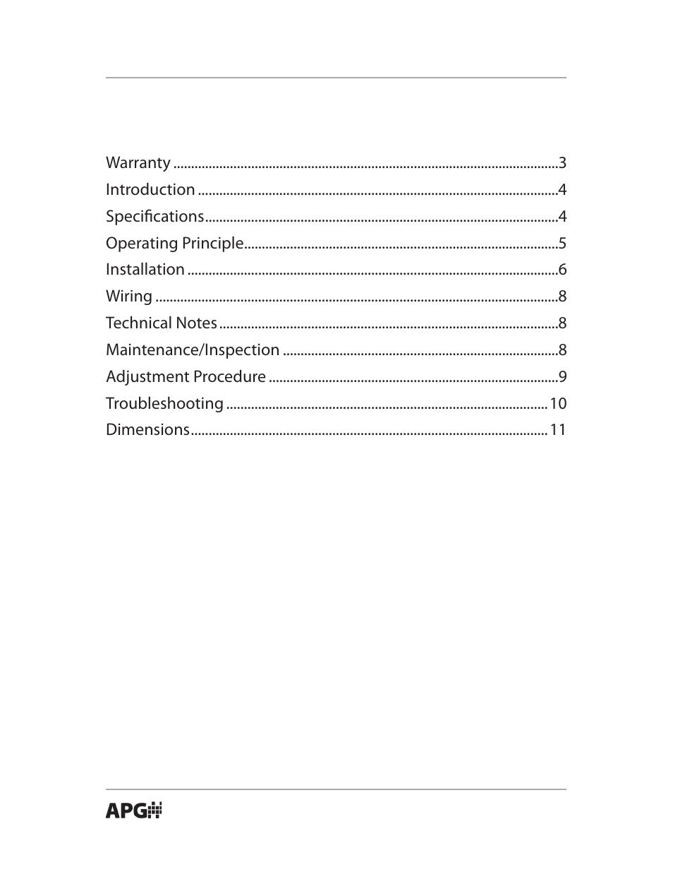 APG MLS Movable Float user manual User Manual | Page 2 / 12