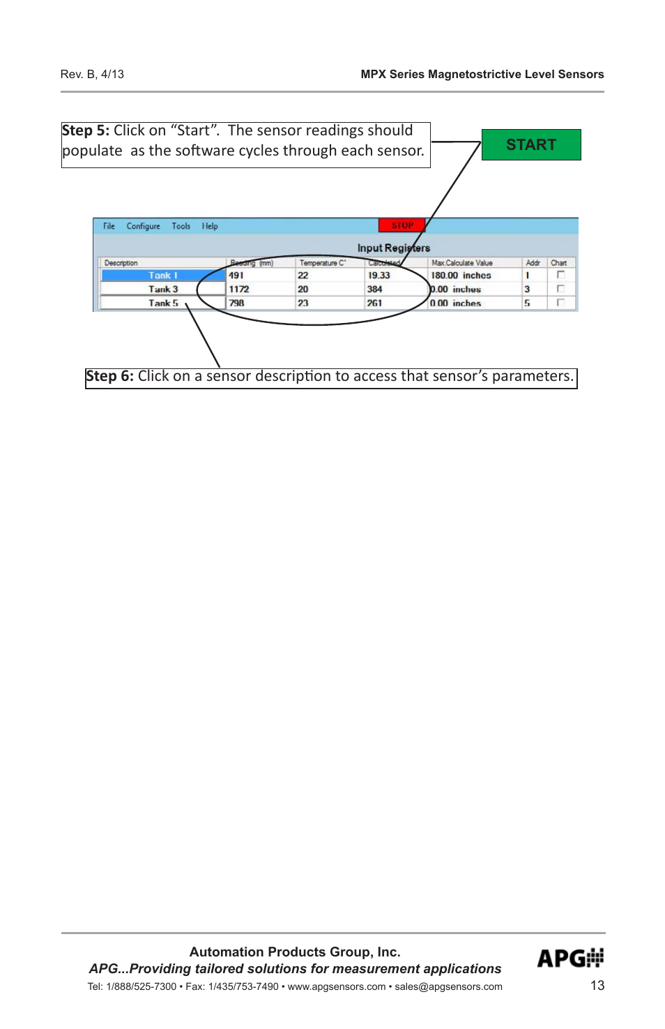 APG MPX Slave Sensor user manual User Manual | Page 13 / 48