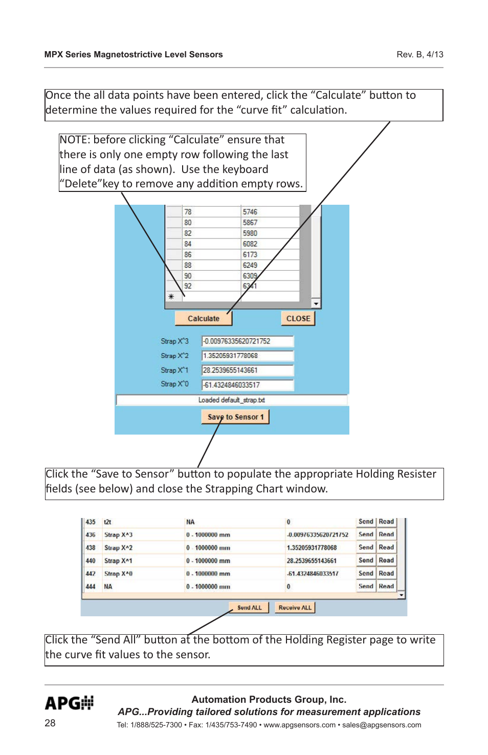 APG MPX Slave Sensor user manual User Manual | Page 28 / 48