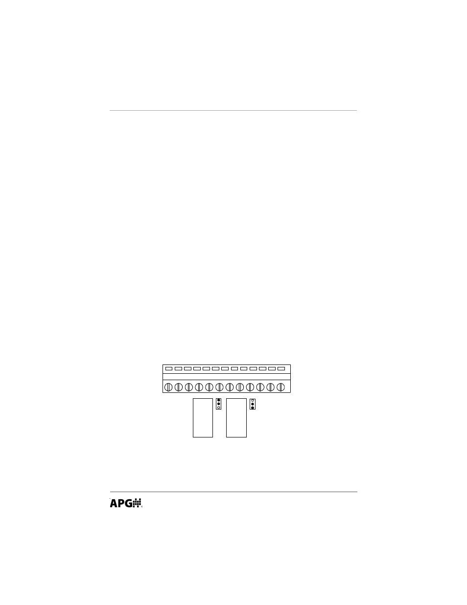 Relay jumper settings, 3 = n o 1 -2 = n c | APG DCR-WEB user manual User Manual | Page 8 / 24