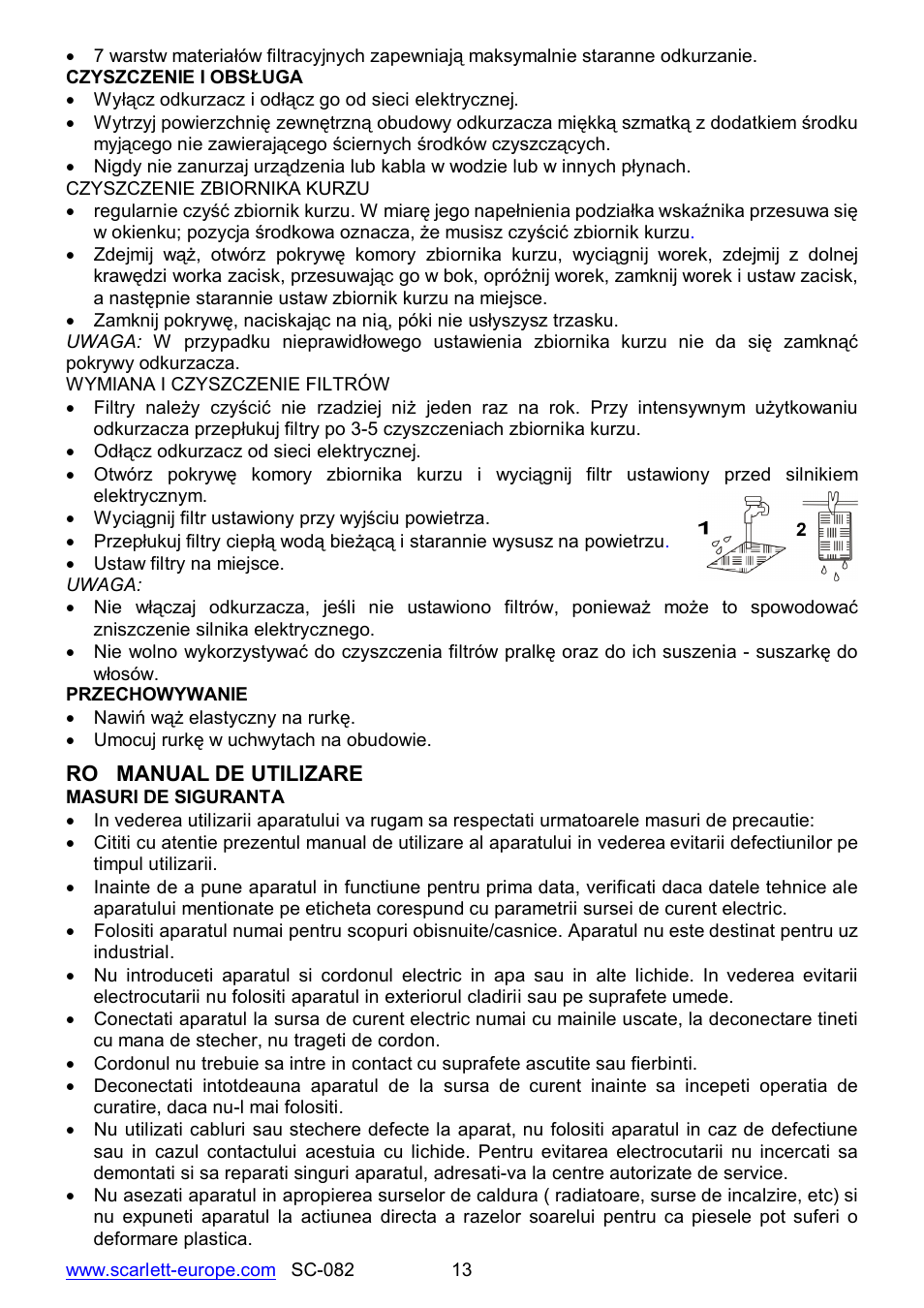 Scarlett SC-082 User Manual | Page 13 / 28