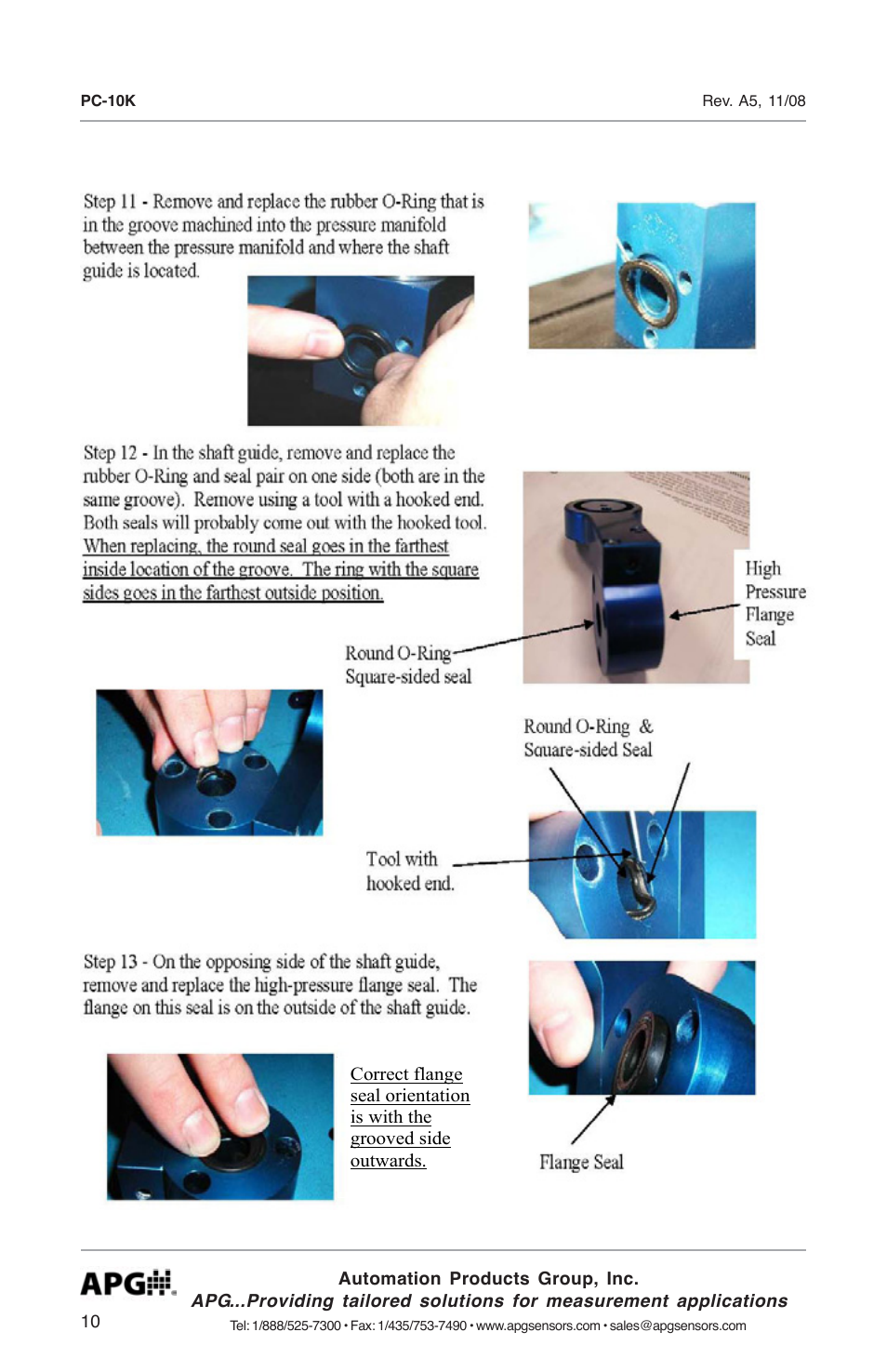 APG PC-10K Comparator user manual User Manual | Page 10 / 16
