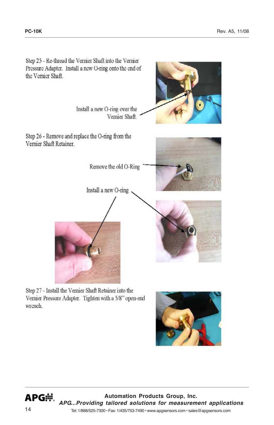 APG PC-10K Comparator user manual User Manual | Page 14 / 16