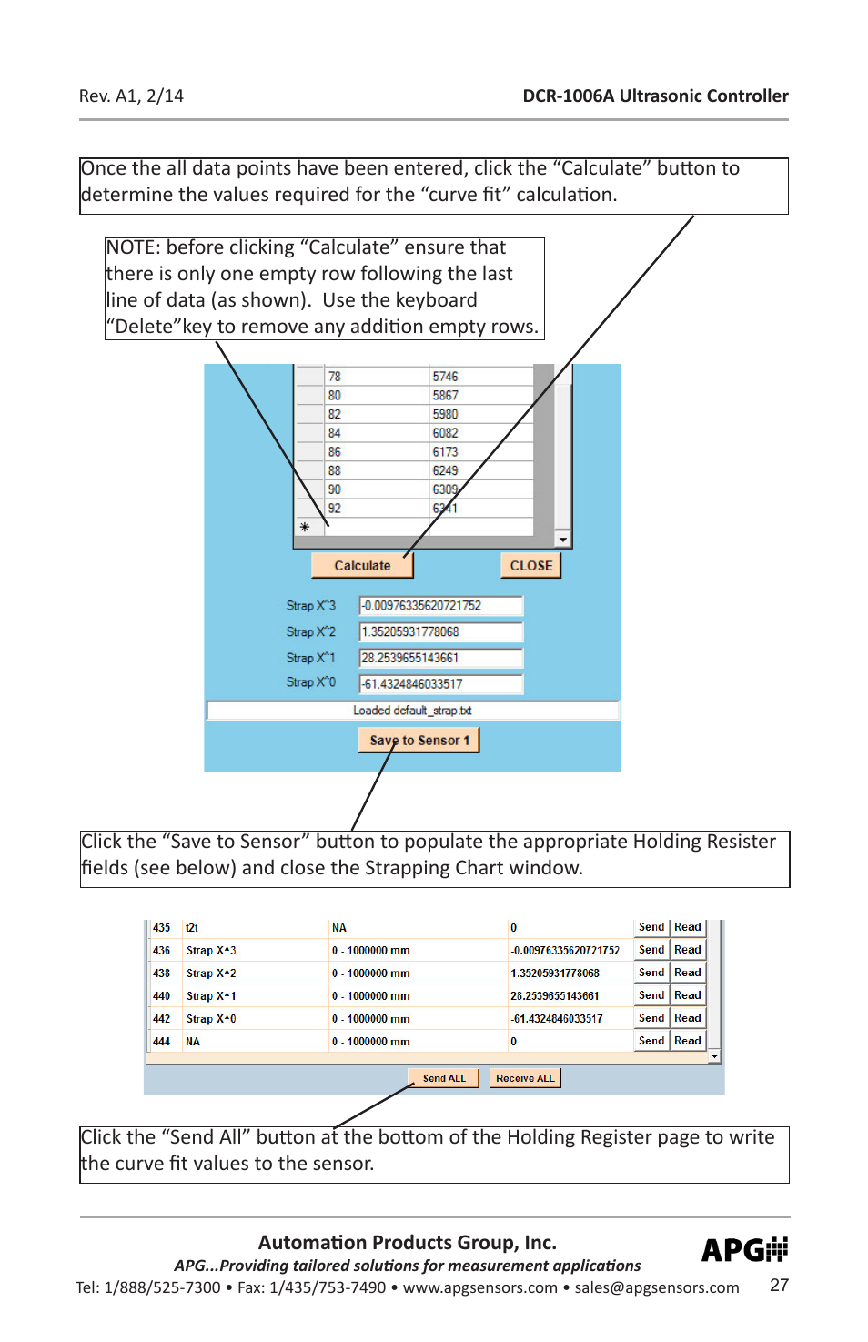 APG DCR-1006A user manual User Manual | Page 27 / 40