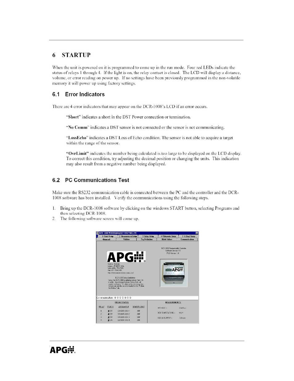 APG DCR-1008 user manual User Manual | Page 20 / 68