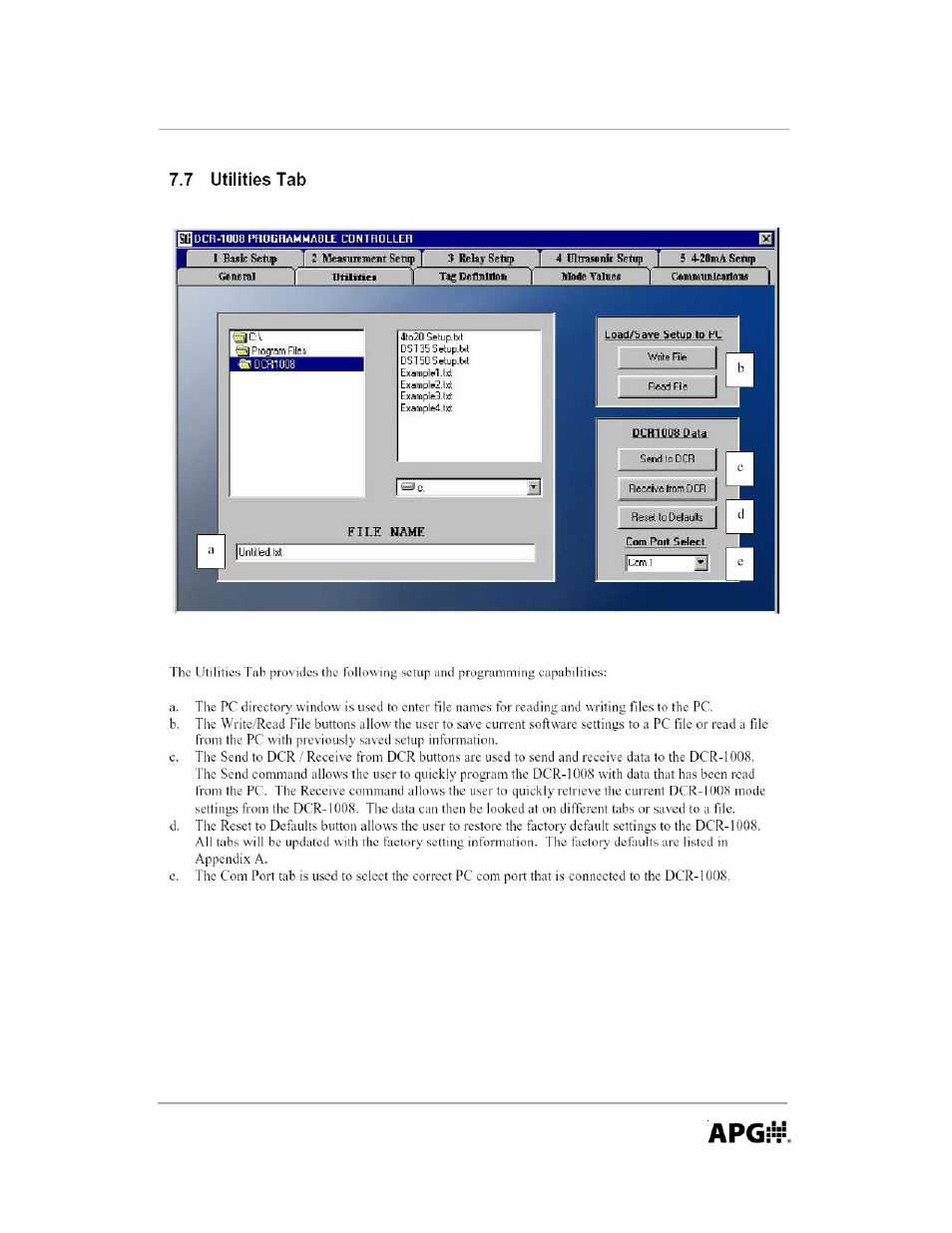 APG DCR-1008 user manual User Manual | Page 31 / 68