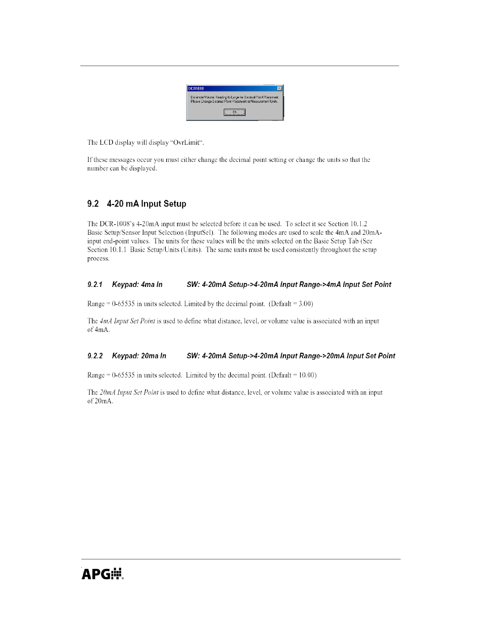 APG DCR-1008 user manual User Manual | Page 40 / 68