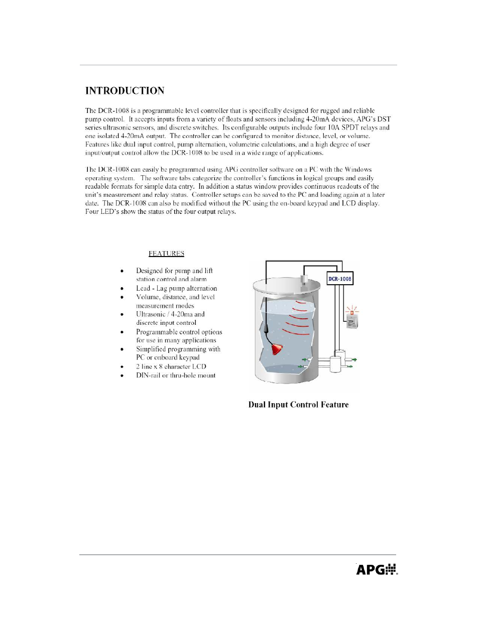 APG DCR-1008 user manual User Manual | Page 5 / 68