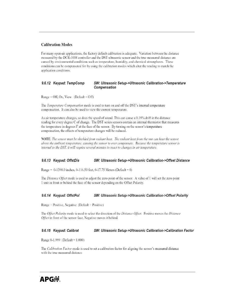 APG DCR-1008 user manual User Manual | Page 54 / 68