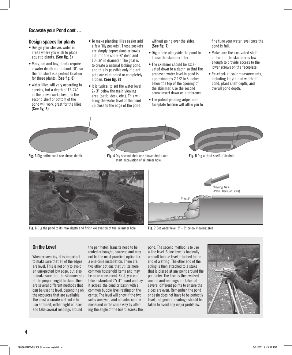 Aquascape PRO-Fit Signature Series Skimmer (09019 & 29349) User Manual | Page 4 / 12