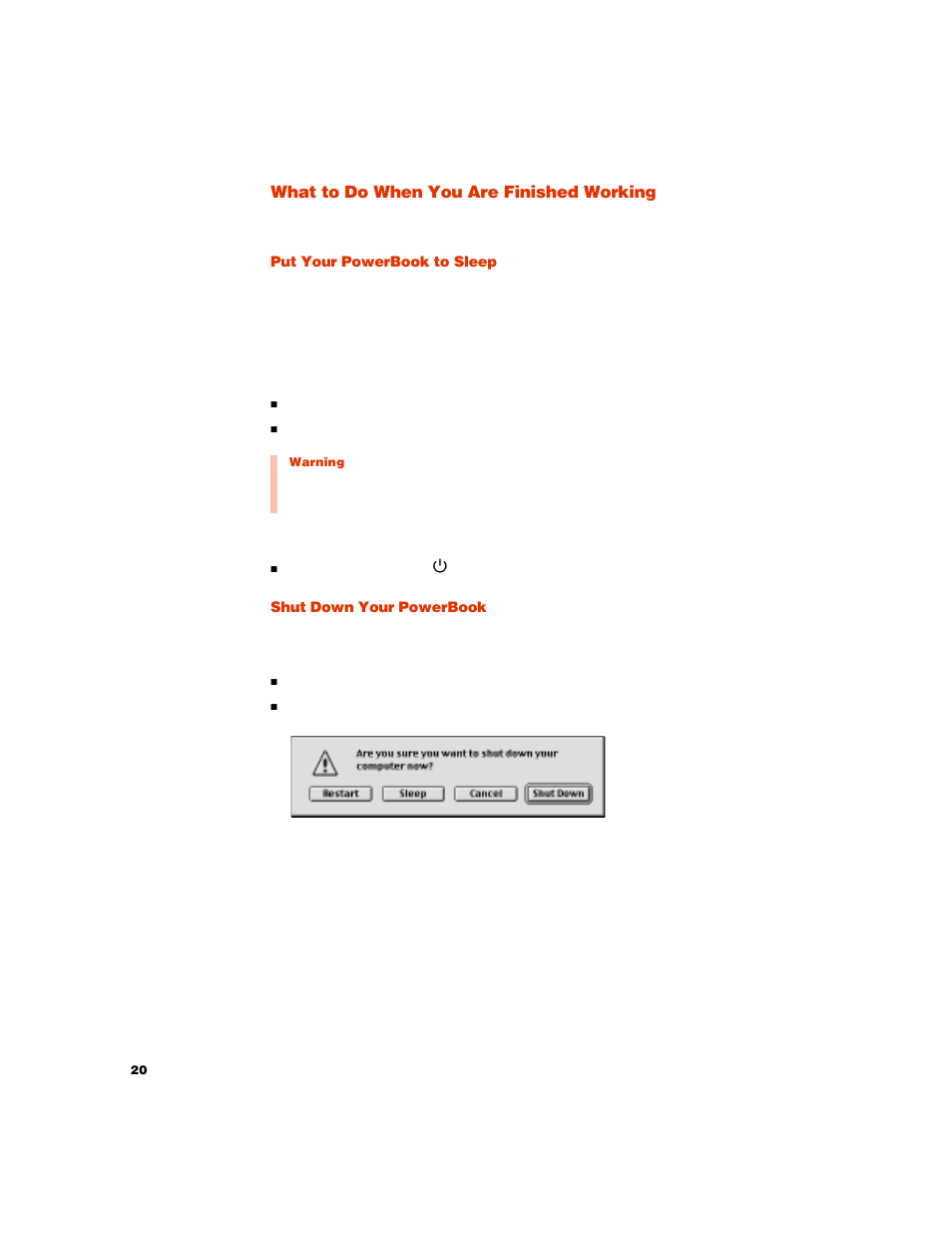 Apple PowerBook User Manual | Page 20 / 30