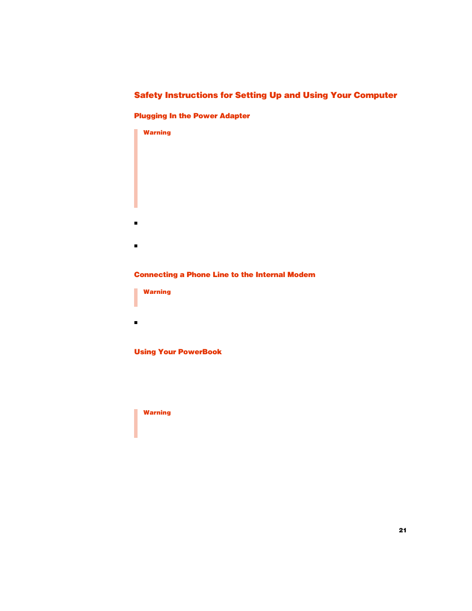 Apple PowerBook User Manual | Page 21 / 30