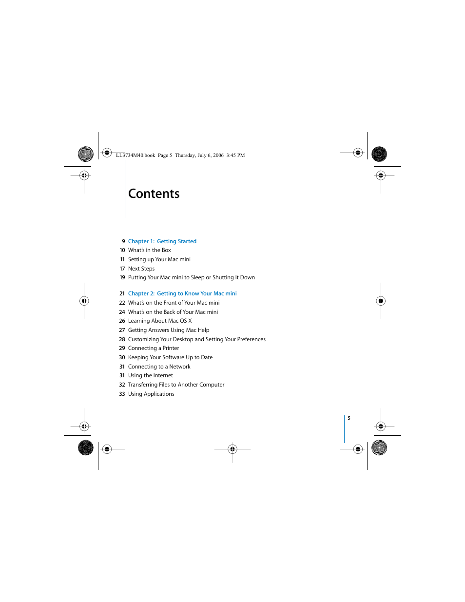 Apple Mac mini computer User Manual | Page 5 / 98