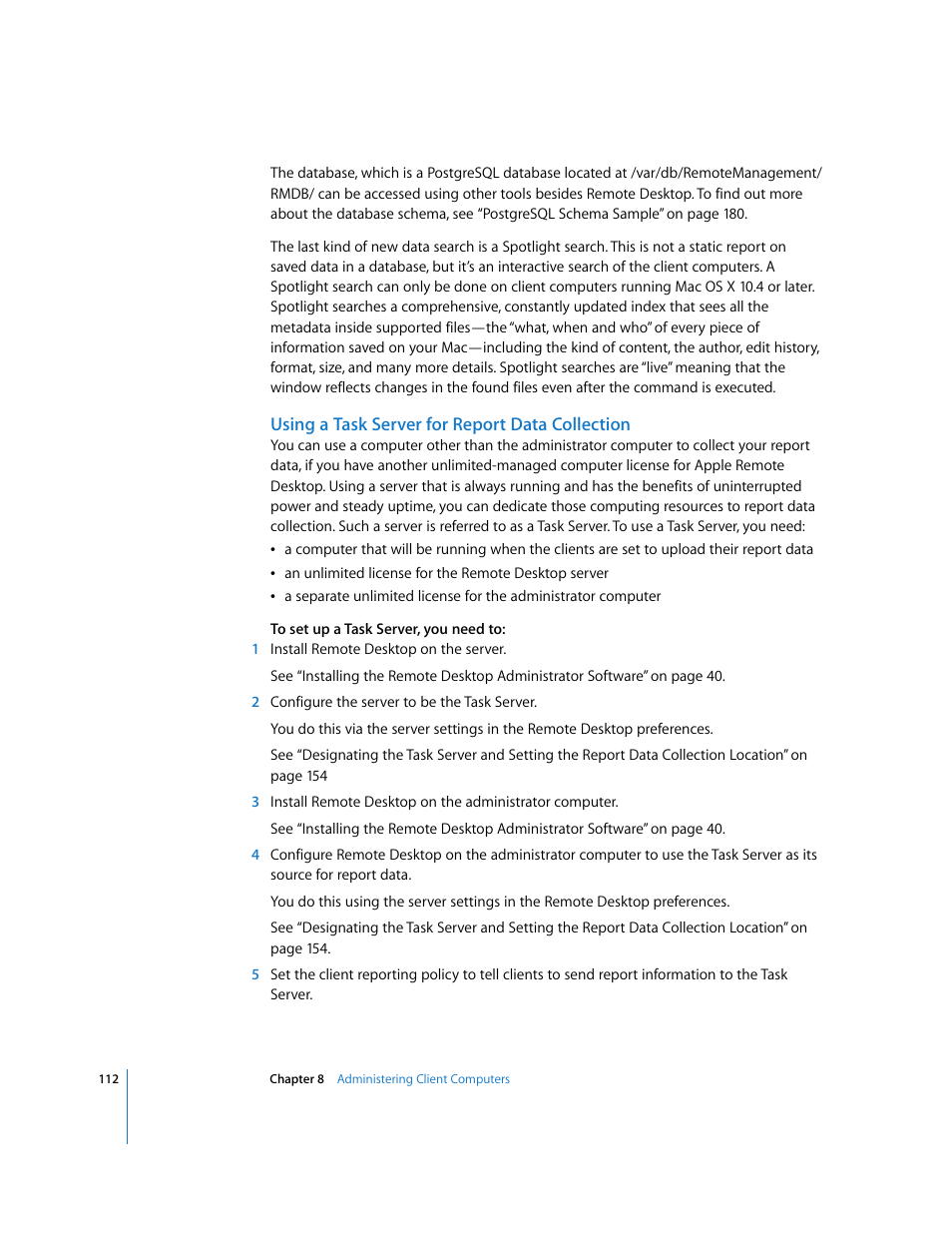 Apple Remote Desktop (Administrator’s Guide) User Manual | Page 112 / 184