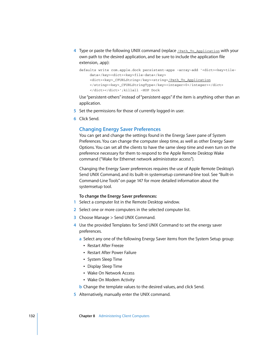 Apple Remote Desktop (Administrator’s Guide) User Manual | Page 132 / 184