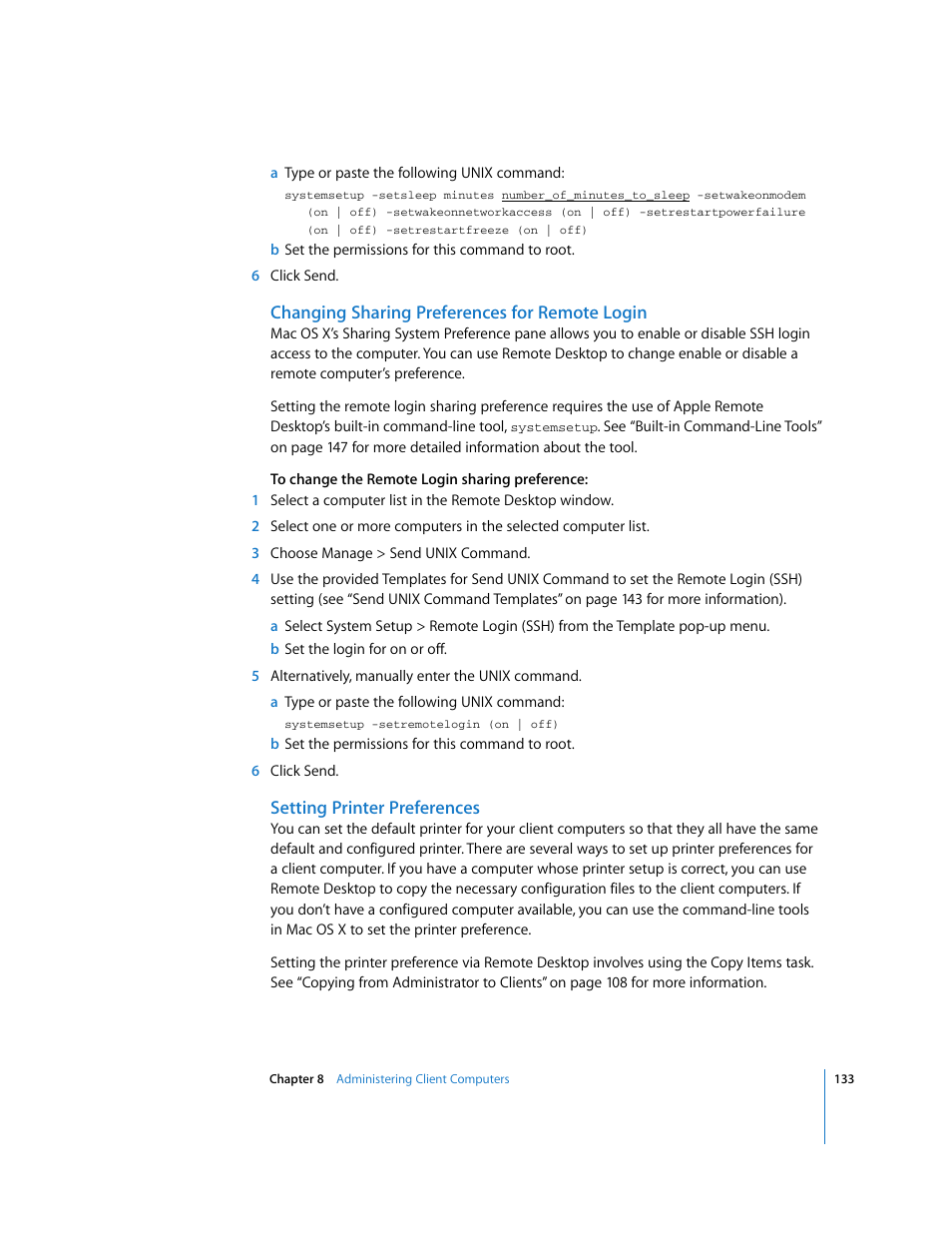 Apple Remote Desktop (Administrator’s Guide) User Manual | Page 133 / 184