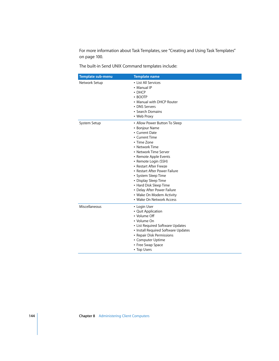 Apple Remote Desktop (Administrator’s Guide) User Manual | Page 144 / 184