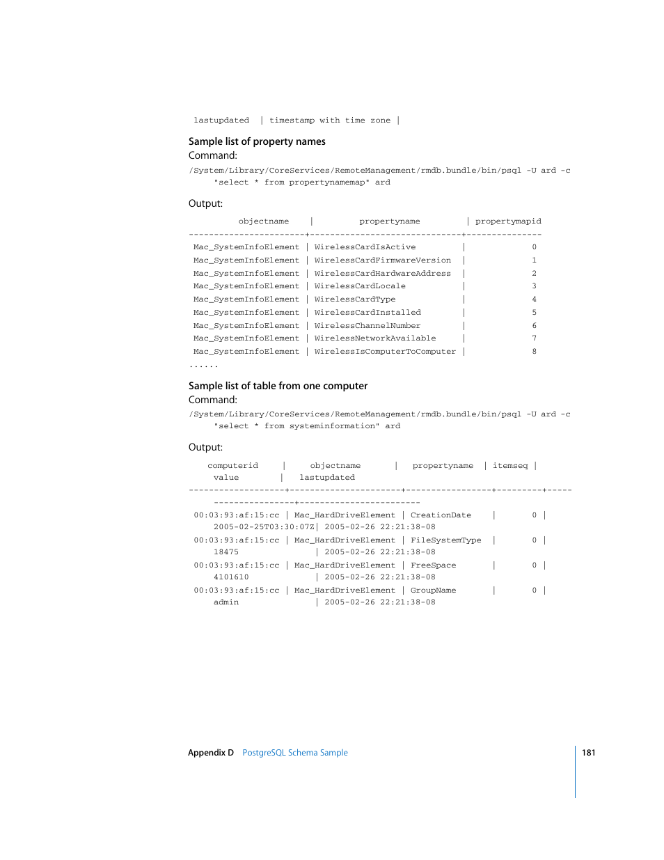 Apple Remote Desktop (Administrator’s Guide) User Manual | Page 181 / 184