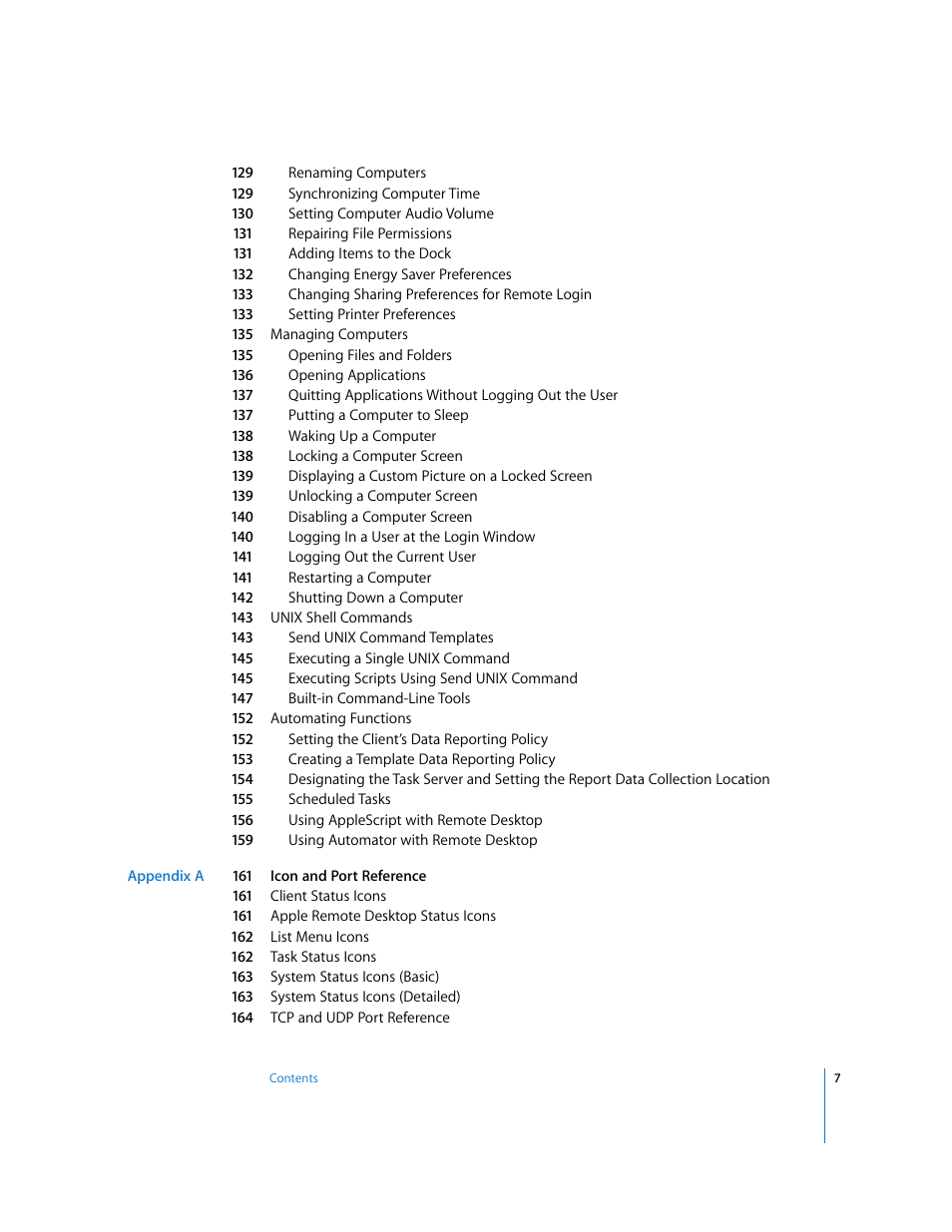 Apple Remote Desktop (Administrator’s Guide) User Manual | Page 7 / 184