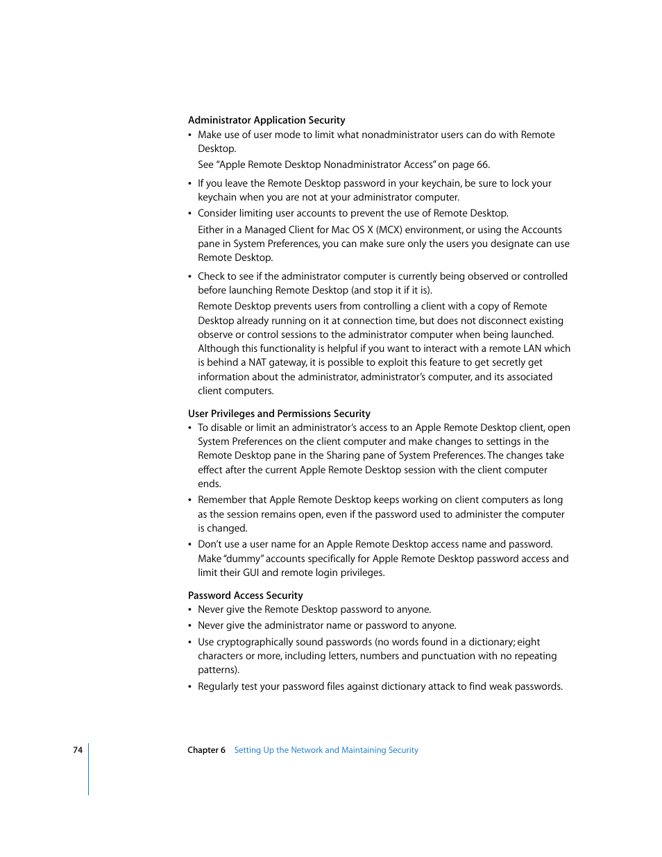 Apple Remote Desktop (Administrator’s Guide) User Manual | Page 74 / 184