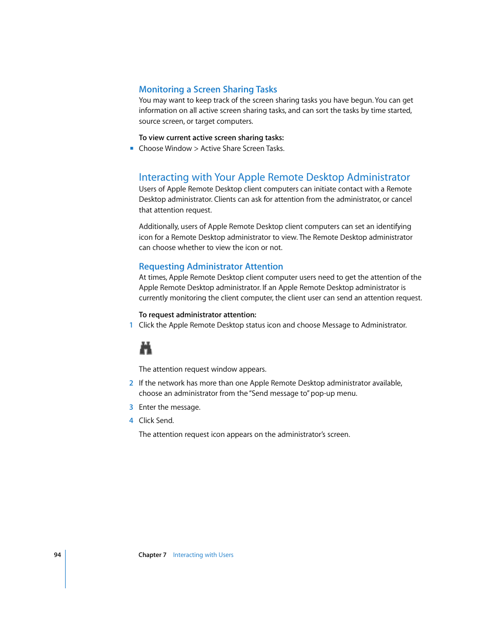 Apple Remote Desktop (Administrator’s Guide) User Manual | Page 94 / 184