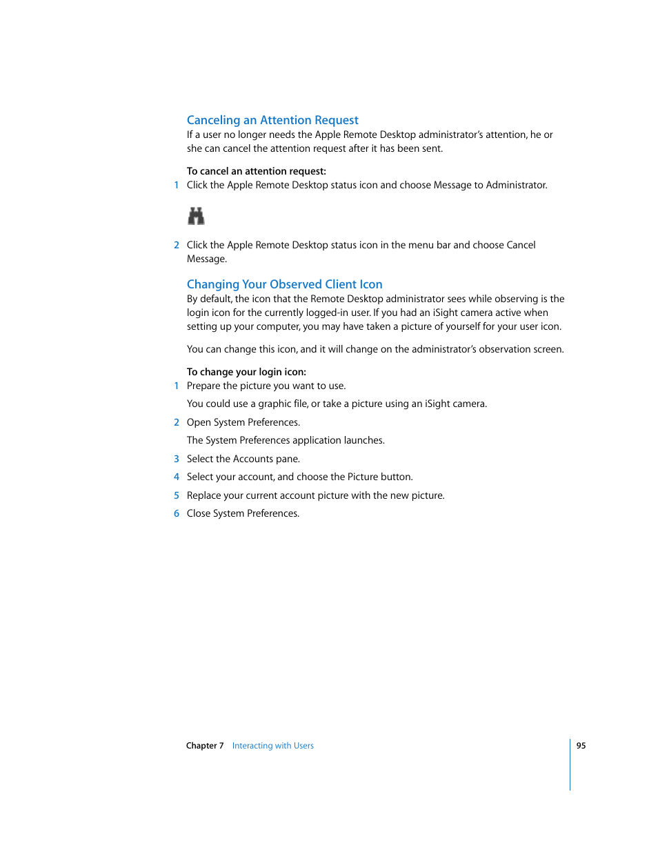 Apple Remote Desktop (Administrator’s Guide) User Manual | Page 95 / 184